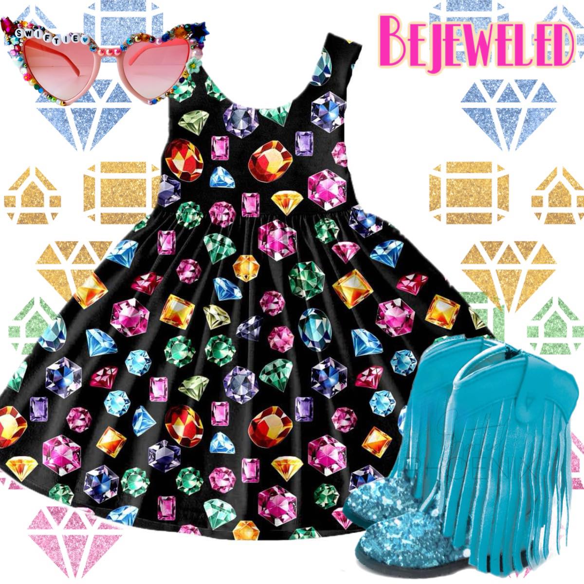 [Bejeweled] Twirl Dress