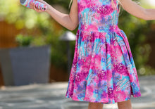 Load image into Gallery viewer, [Pop Star]Twirl Dress w/ Faux Glitter
