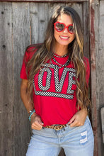 Load image into Gallery viewer, [Checkered Love] Red MAMA + MINI Tee Shirt
