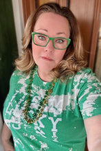 Load image into Gallery viewer, [LUCKY Stacked] Hand Bleached Tee Shirt
