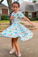 Load image into Gallery viewer, [Up, Up + Away] Twirl Dress
