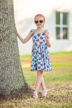 Load image into Gallery viewer, [Patriotic Mouse] Twirl Dress w/ Tie Straps
