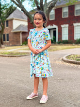 Load image into Gallery viewer, [Up, Up + Away] Twirl Dress
