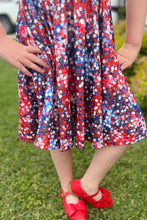 Load image into Gallery viewer, [Celebration] Faux Glitter Twirl Dress
