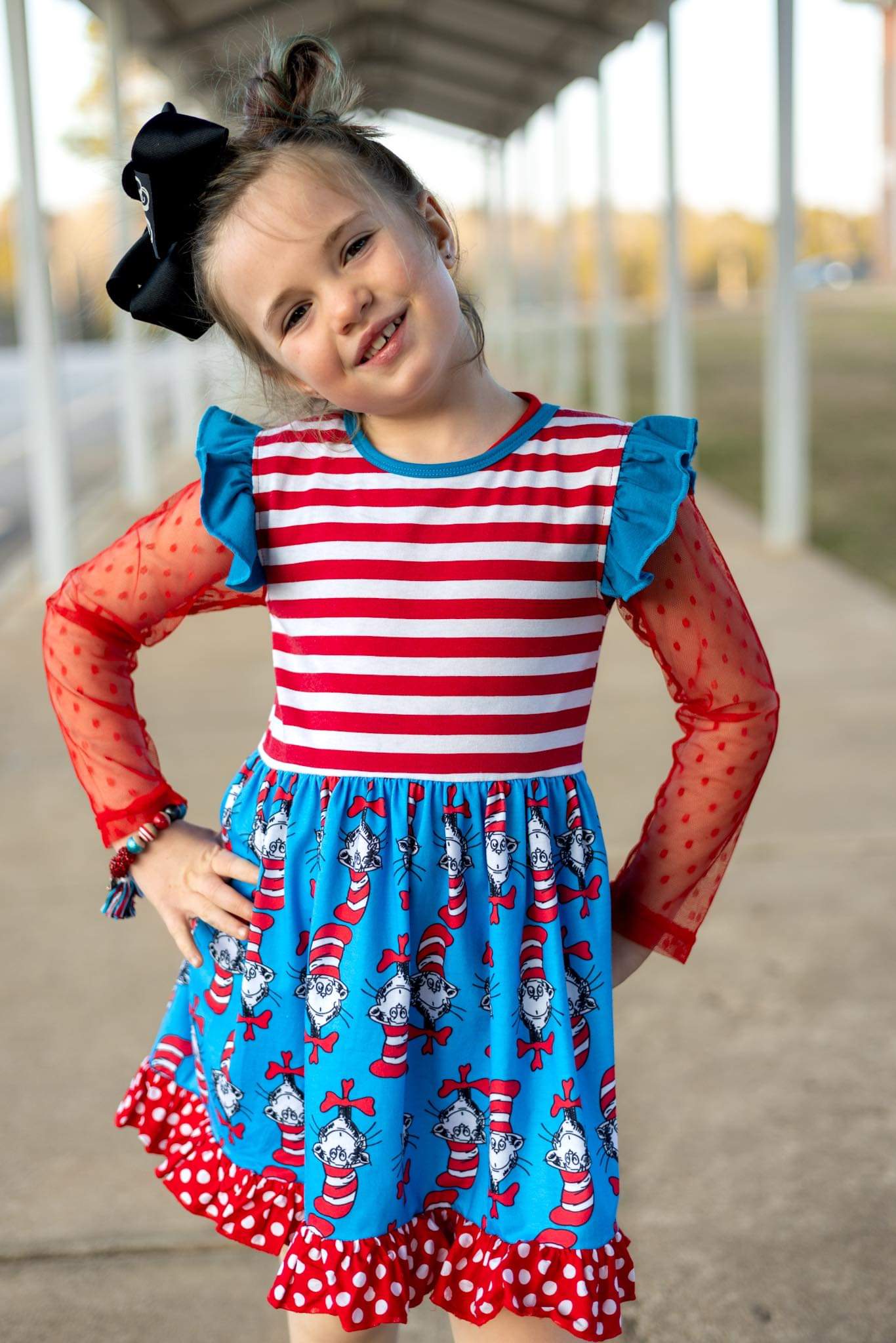 [Cat in the Hat] Flutter Dress