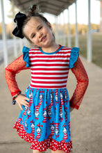 Load image into Gallery viewer, [Cat in the Hat] Flutter Dress
