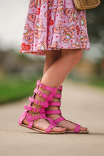 Load image into Gallery viewer, [Magenta] Gladiator Sandals
