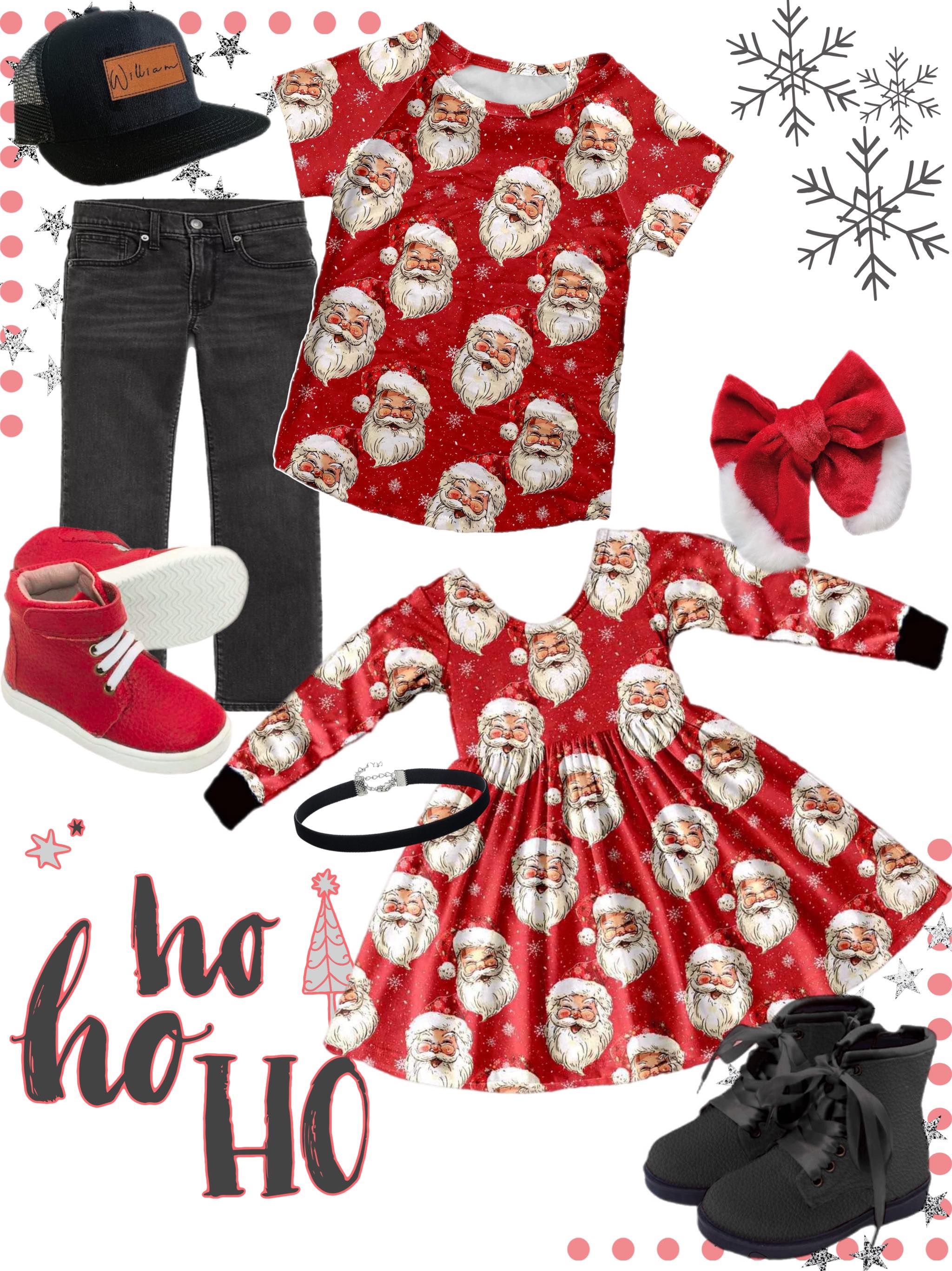 [Jolly Ol' St. Nick] Twirl Dress or Raglan