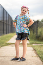 Load image into Gallery viewer, [Black Faux Leather] Ruffle Shorts
