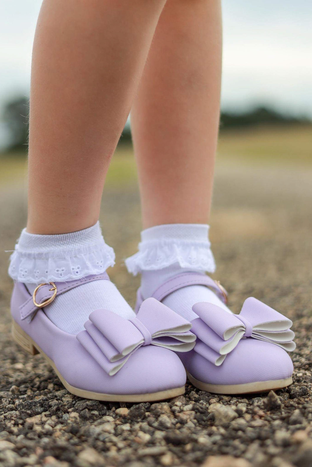 [Eyelet Lace] Ruffle Ankle Socks