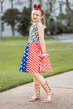 Load image into Gallery viewer, [Camo + Stripes] Twirl Dress
