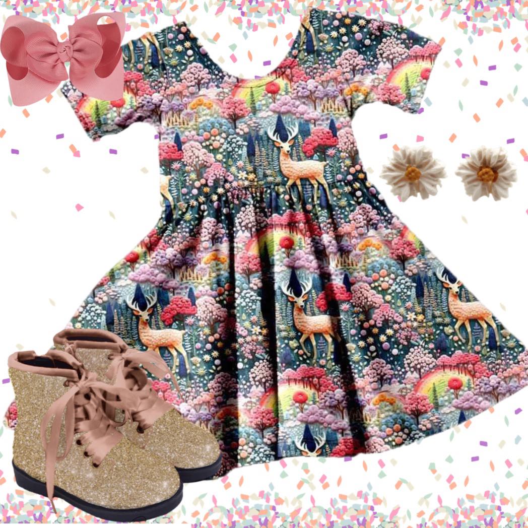 [The Magical Forest] Twirl Dress