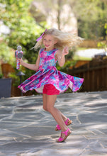 Load image into Gallery viewer, [Pop Star]Twirl Dress w/ Faux Glitter
