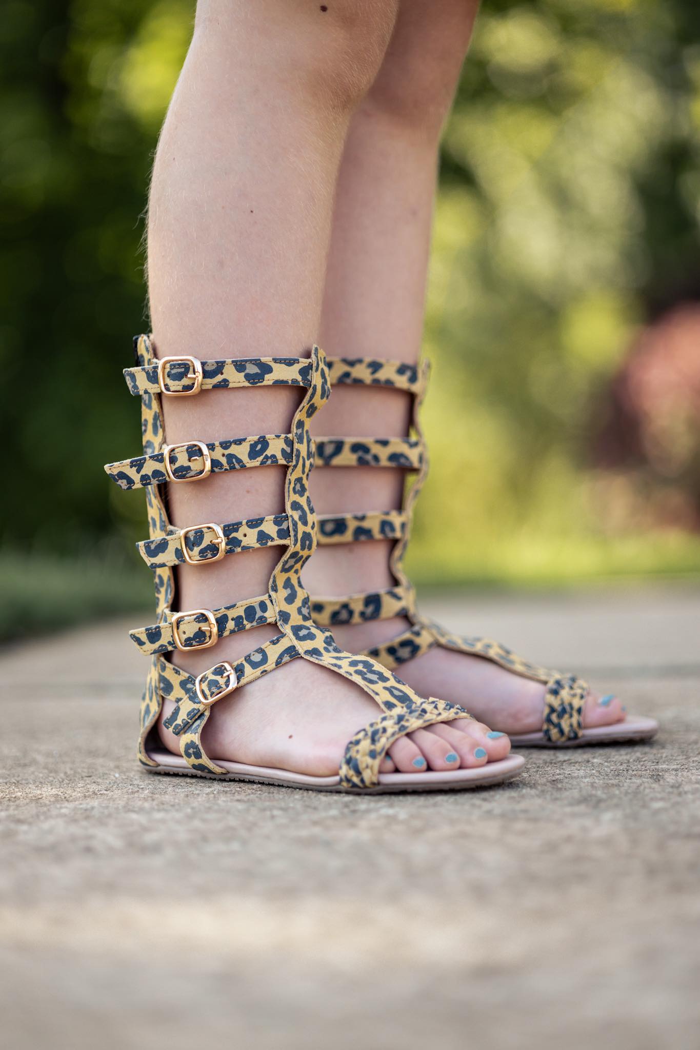 [Leopard] Gladiator Sandals