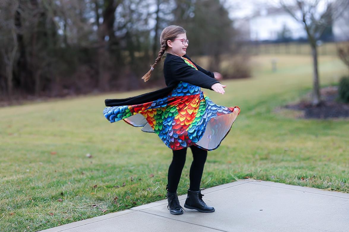 [Color Your Heart Out] Twirl Dress