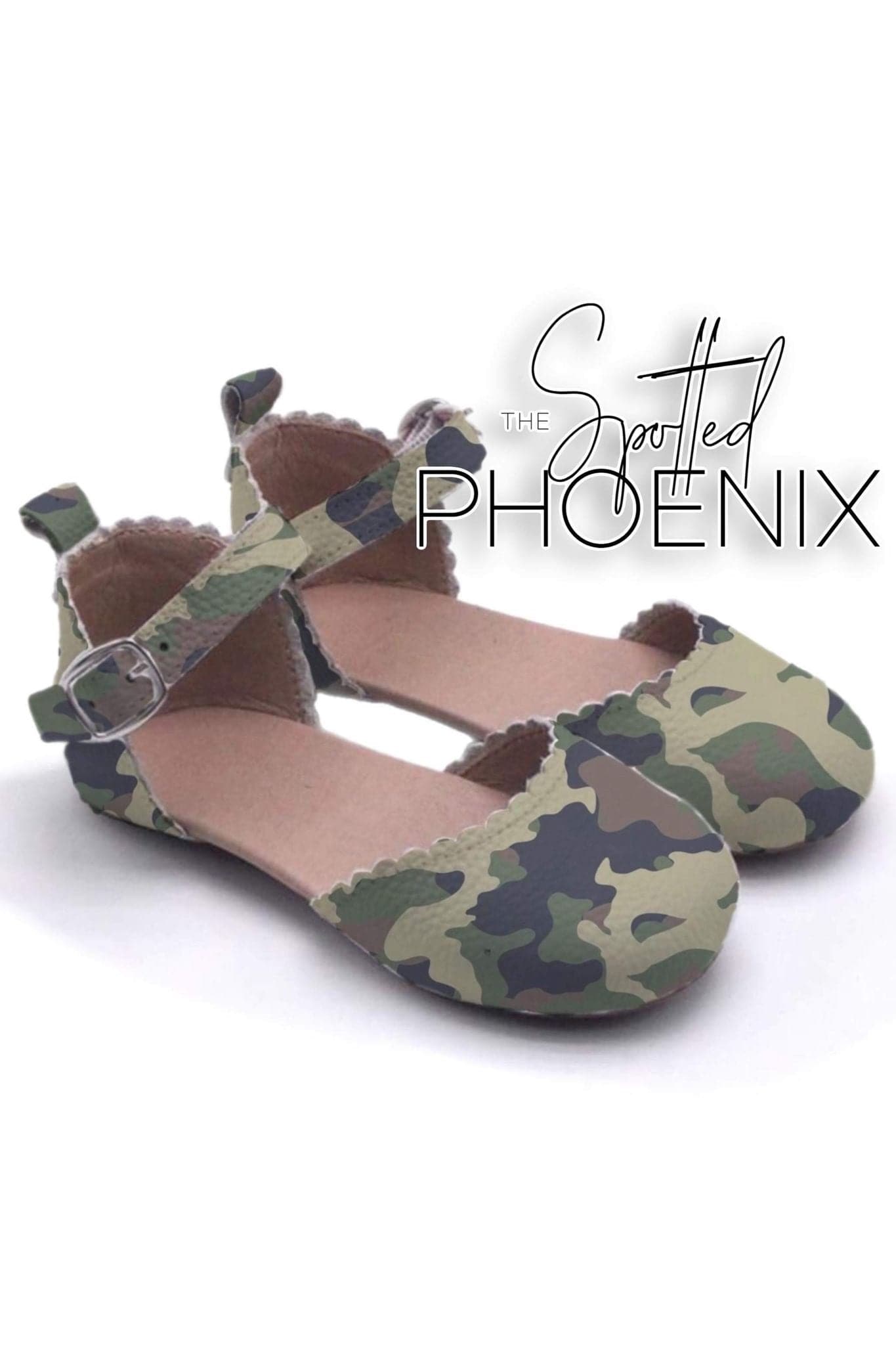 [Camo] Open Ballet Flats