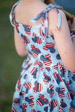 Load image into Gallery viewer, [Patriotic Mouse] Twirl Dress w/ Tie Straps
