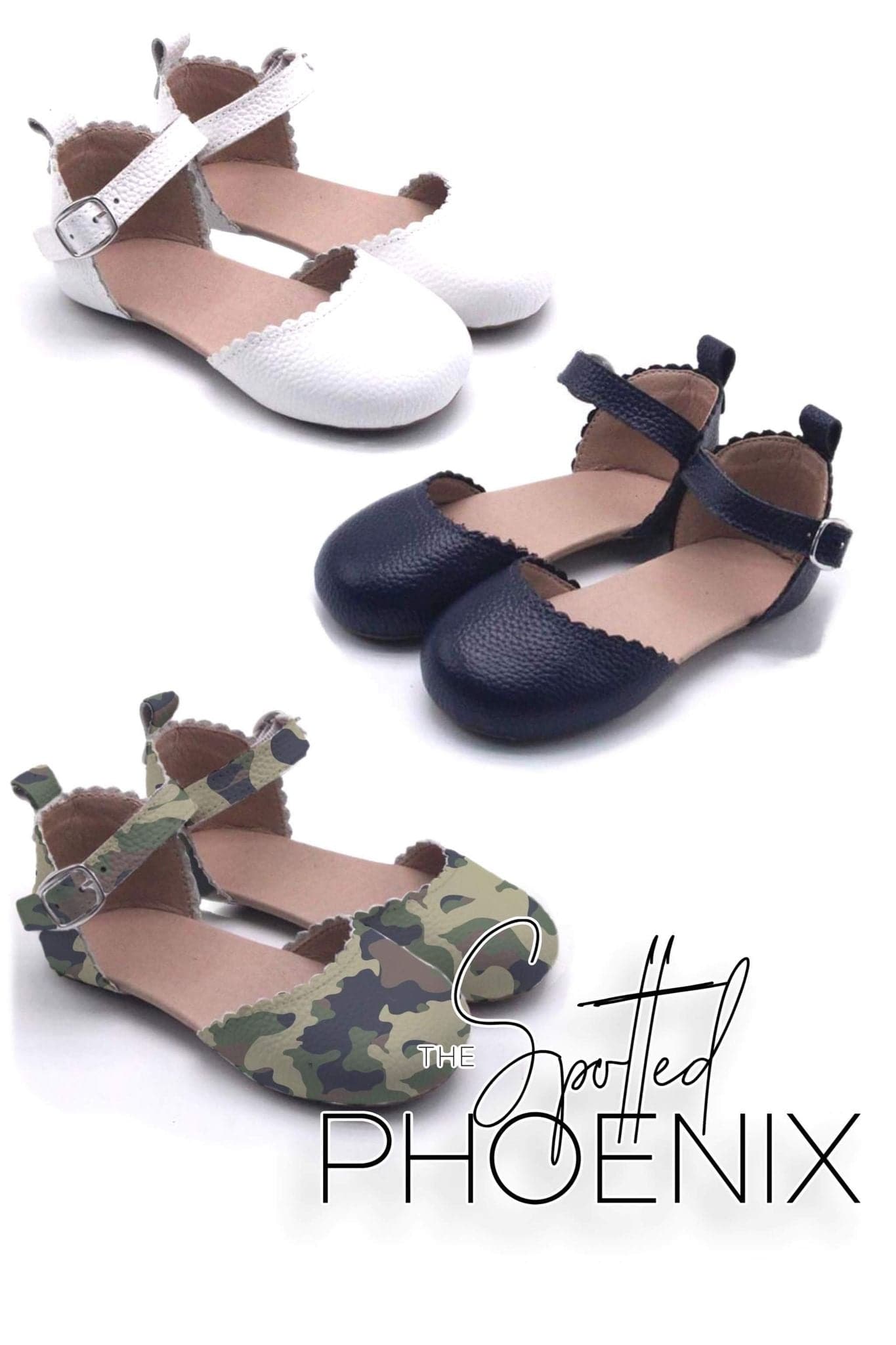 [Camo] Open Ballet Flats