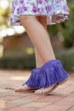 Load image into Gallery viewer, [Purple] Fringe Sandals
