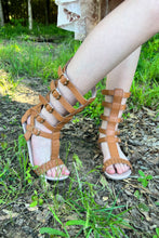 Load image into Gallery viewer, [Camel] Gladiator Sandals
