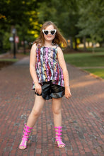 Load image into Gallery viewer, [Black Faux Leather] Ruffle Shorts
