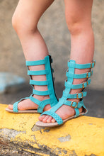 Load image into Gallery viewer, [Turquoise] Gladiator Sandals
