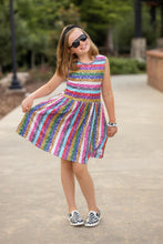 Load image into Gallery viewer, [Rainbow] Dress w/ Faux Glitter

