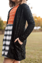 Load image into Gallery viewer, [Black] Sequin Duster
