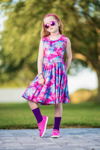 Load image into Gallery viewer, [Pop Star]Twirl Dress w/ Faux Glitter
