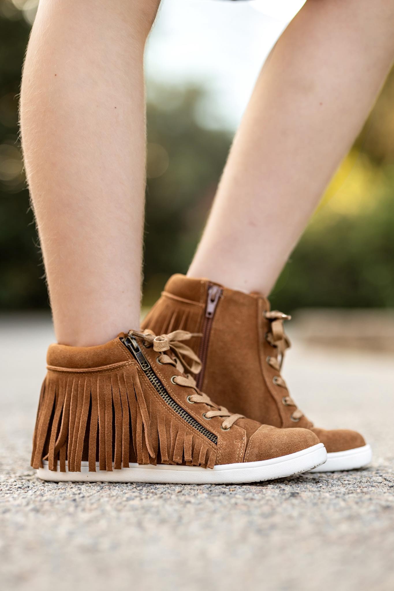 COMING JANUARY 2024 [Camel Suede] Fringe Tennies