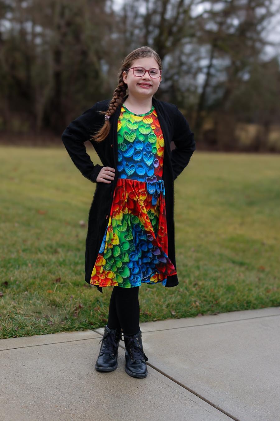 [Color Your Heart Out] Twirl Dress