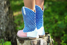 Load image into Gallery viewer, [Stars + Stripes] Cowboy Boots
