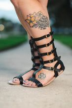 Load image into Gallery viewer, [Black] Gladiator Sandals
