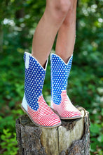 Load image into Gallery viewer, [Stars + Stripes] Cowboy Boots
