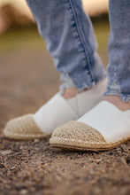 Load image into Gallery viewer, [White] Espadrille Slides
