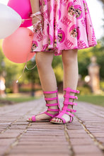 Load image into Gallery viewer, [Magenta] Gladiator Sandals
