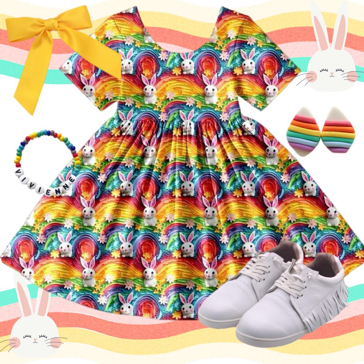[The Sweetest Rainbow] Twirl Dress
