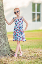 Load image into Gallery viewer, [Patriotic Mouse] Twirl Dress w/ Tie Straps
