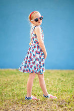 Load image into Gallery viewer, [Patriotic Mouse] Twirl Dress w/ Tie Straps
