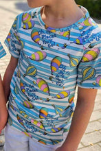 Load image into Gallery viewer, [Oh, The Places You&#39;ll Go] Teal Stripe Raglan
