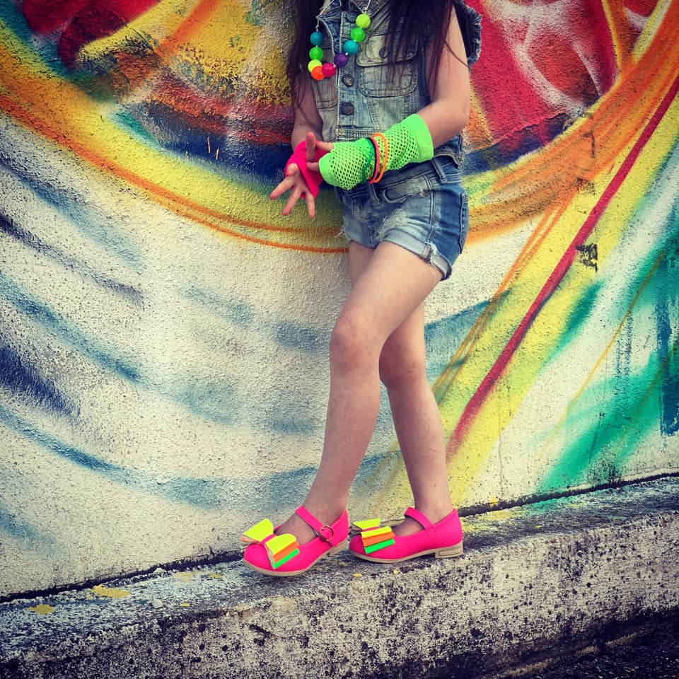 [Neon Lights] Bow Shoes