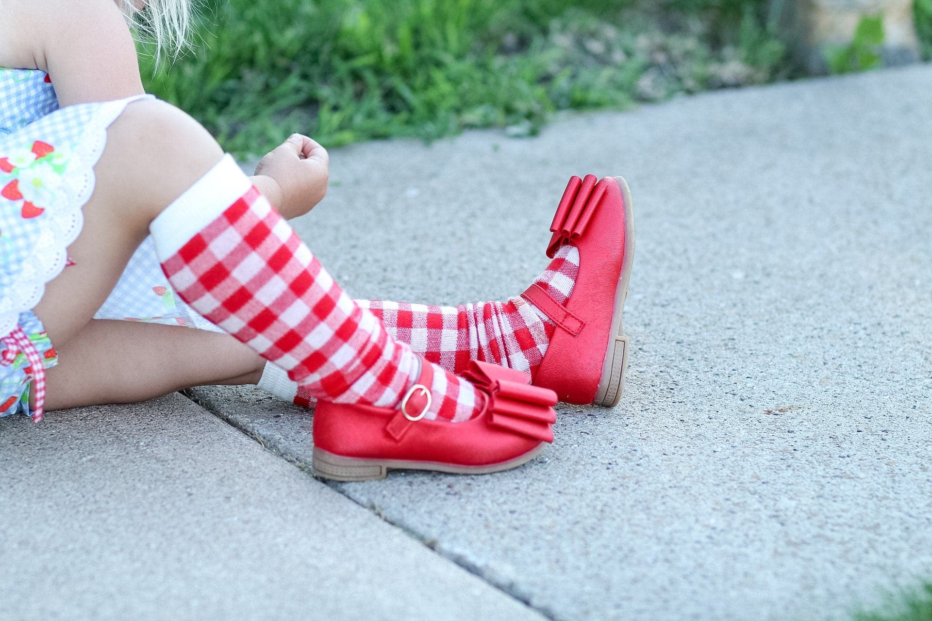 [Red Shimmer] Bow Shoes