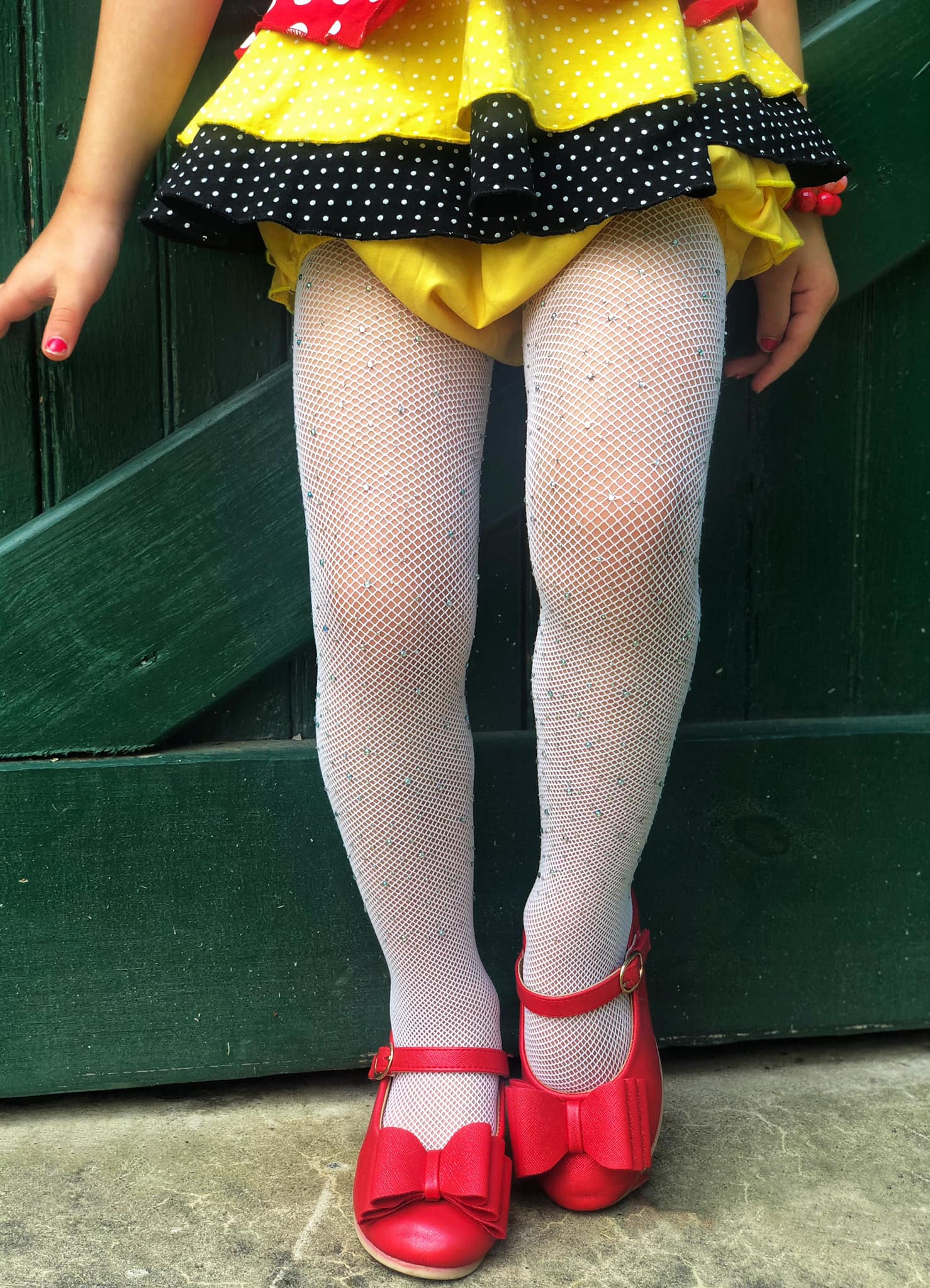 [Red Shimmer] Bow Shoes