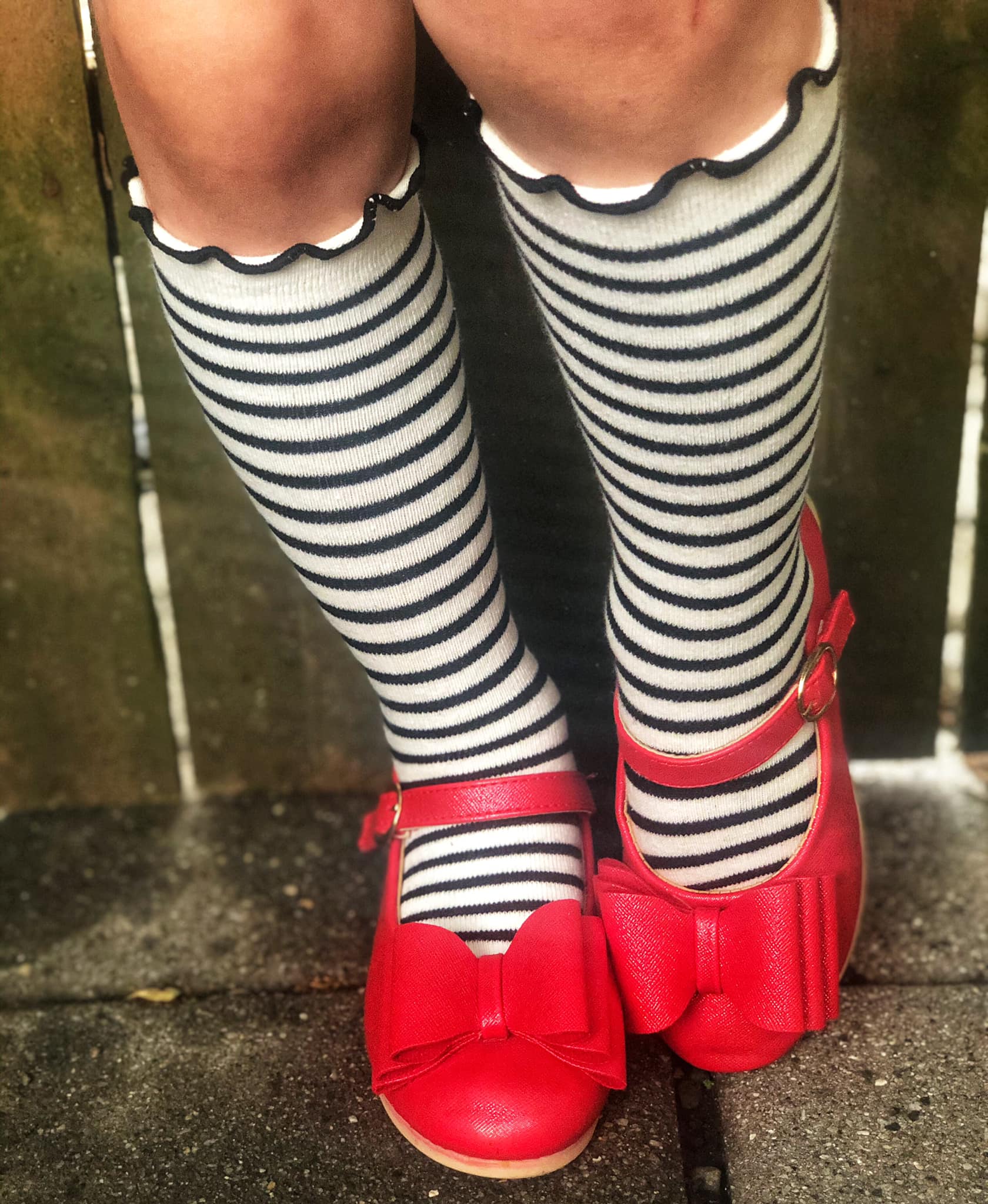 [Red Shimmer] Bow Shoes