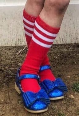 [Red] Baseball Socks