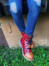 Load image into Gallery viewer, [Buffalo Plaid + Camel] Boots
