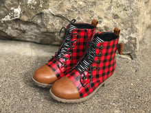 Load image into Gallery viewer, [Buffalo Plaid + Camel] Boots
