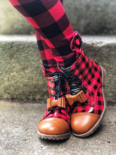 Load image into Gallery viewer, [Buffalo Plaid + Camel] Boots
