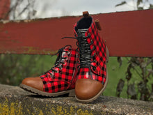 Load image into Gallery viewer, [Buffalo Plaid + Camel] Boots
