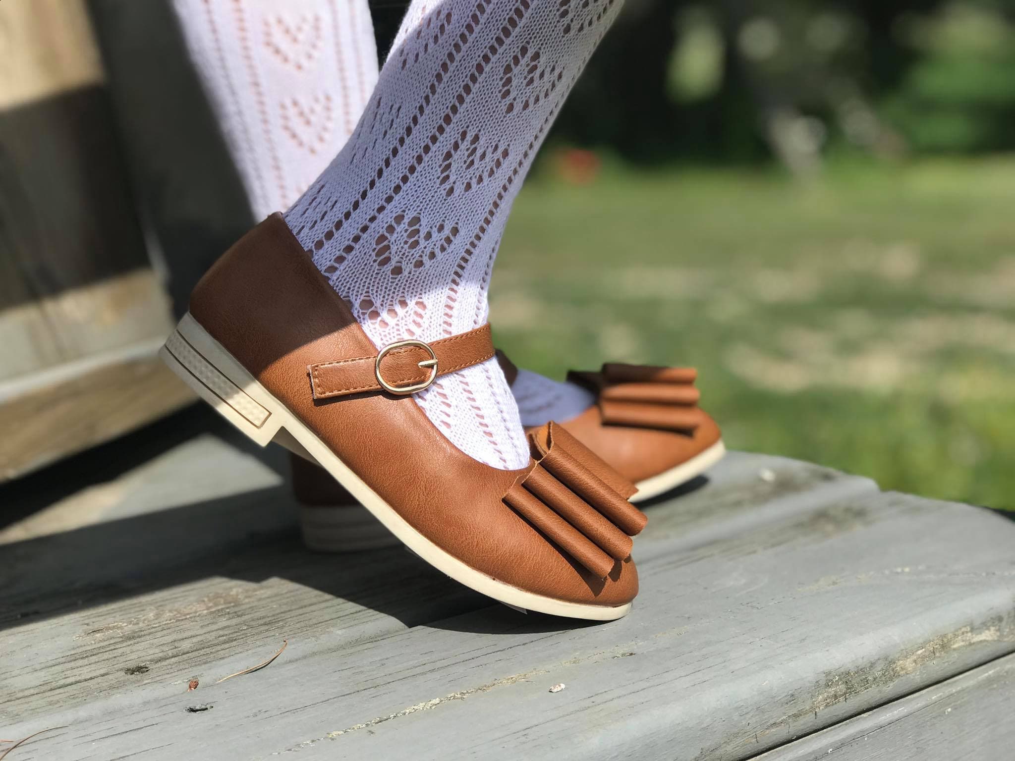 [Camel] Bow Shoes